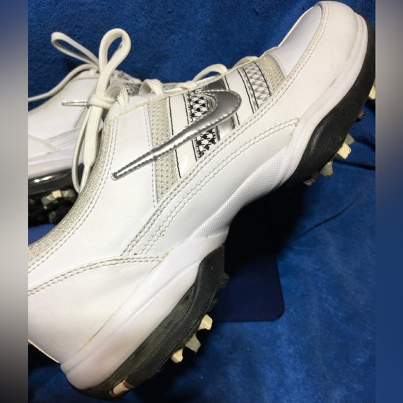 Nike Air Tac Leather Golf Cleat Shoes Size 7 - Picture 4 of 15